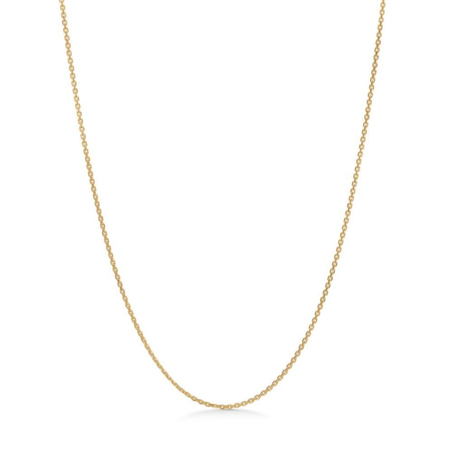 Jewellery Mads Z | 14 Kt. Gold Necklace Anchor Facet, 55 Cm