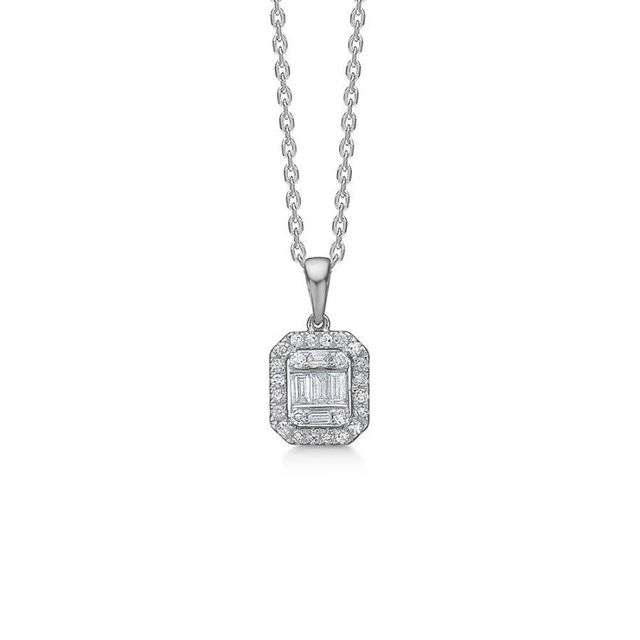 Jewellery Mads Z | Elizabeth Pendant 14 Ct. White Gold