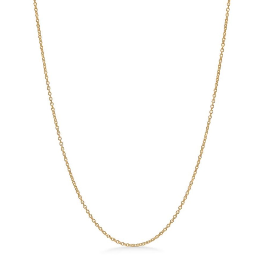 Jewellery Mads Z | 14 Kt. Gold Necklace Round Anchor, 80 Cm