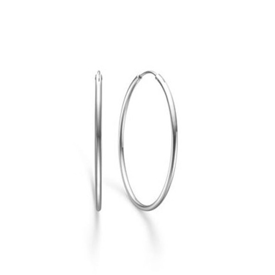 Jewellery Mads Z | Silver Hoops 35 Mm