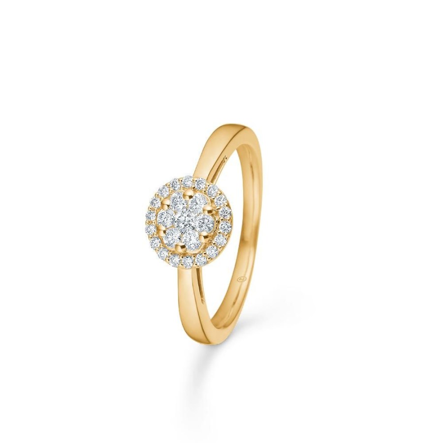 Jewellery Mads Z | Eleanor Ring In 14 Ct. Gold W. Diamond