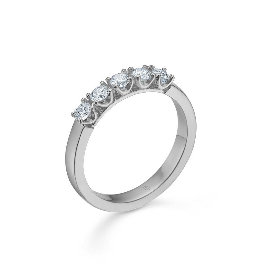 Jewellery Mads Z | Crown Alliance 14 Ct. White Gold W. 0,27 Ct.