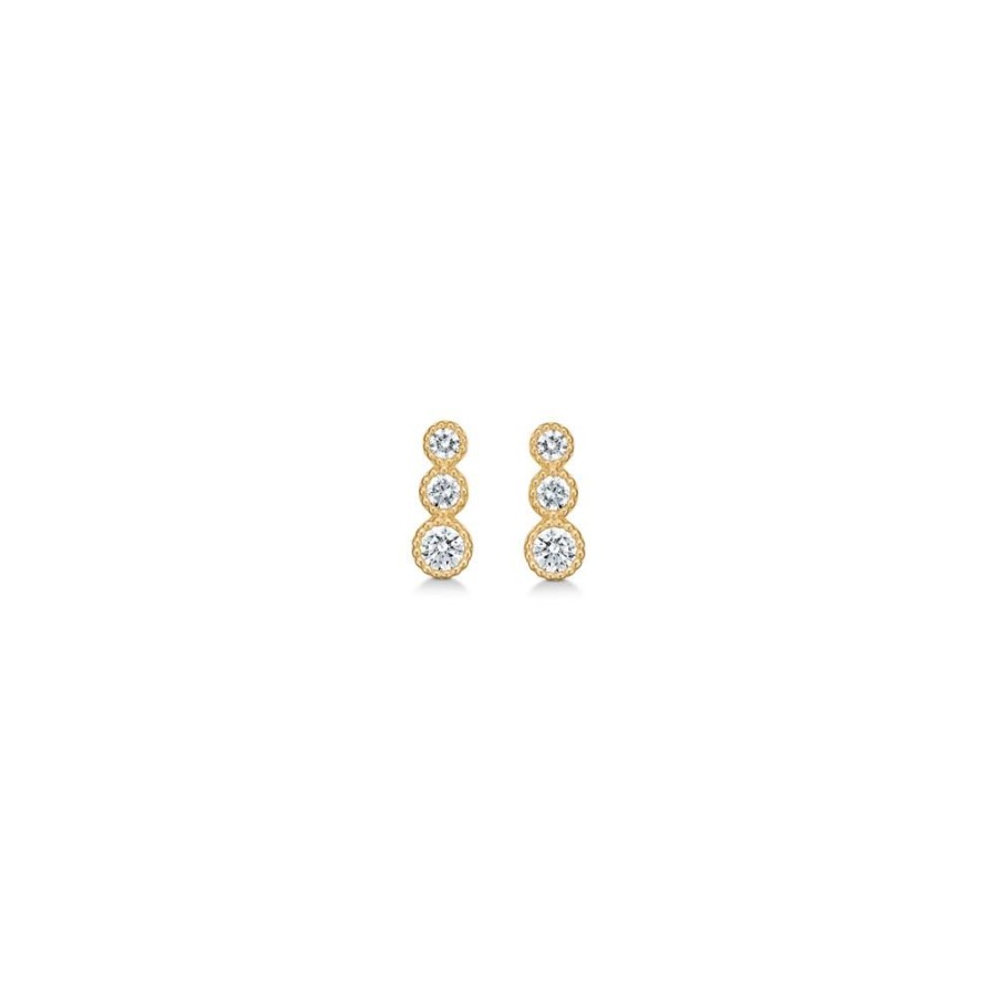 Jewellery Mads Z | Dido Earrings In 8 Kt. Gold