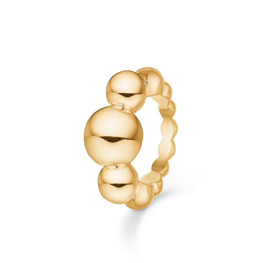 Jewellery Mads Z | Biggest Ball Ring 14 Ct. Gold