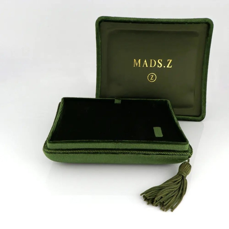 Jewellery Mads Z | Exclusive Velour Box Green Size. L