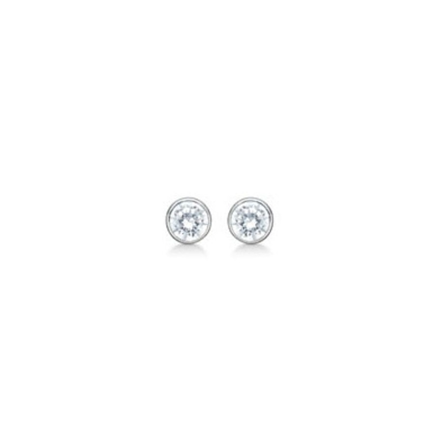 Jewellery Mads Z | Silver Earrings M 4 Mm Cz