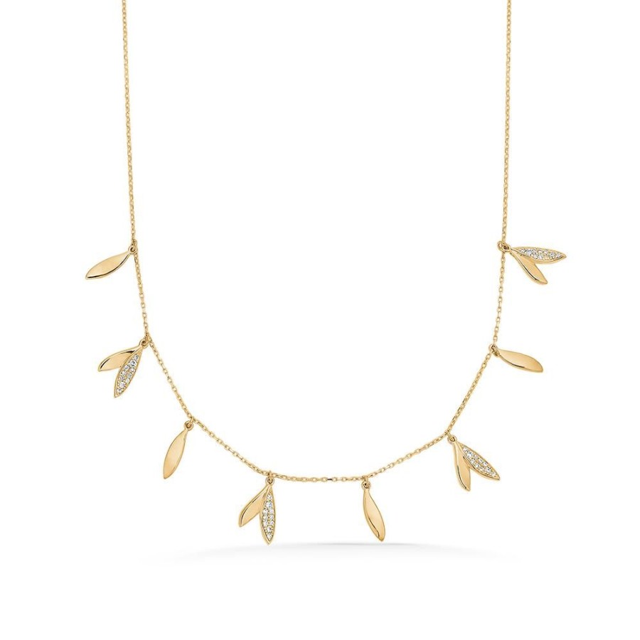 Jewellery Mads Z | Papagena Necklace In 14 Ct. Gold With Diamonds