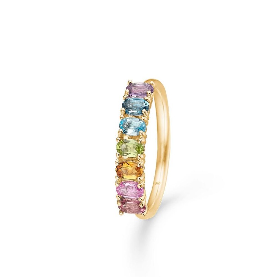 Jewellery Mads Z | Poetry Rainbow Ring 14 Ct. Gold