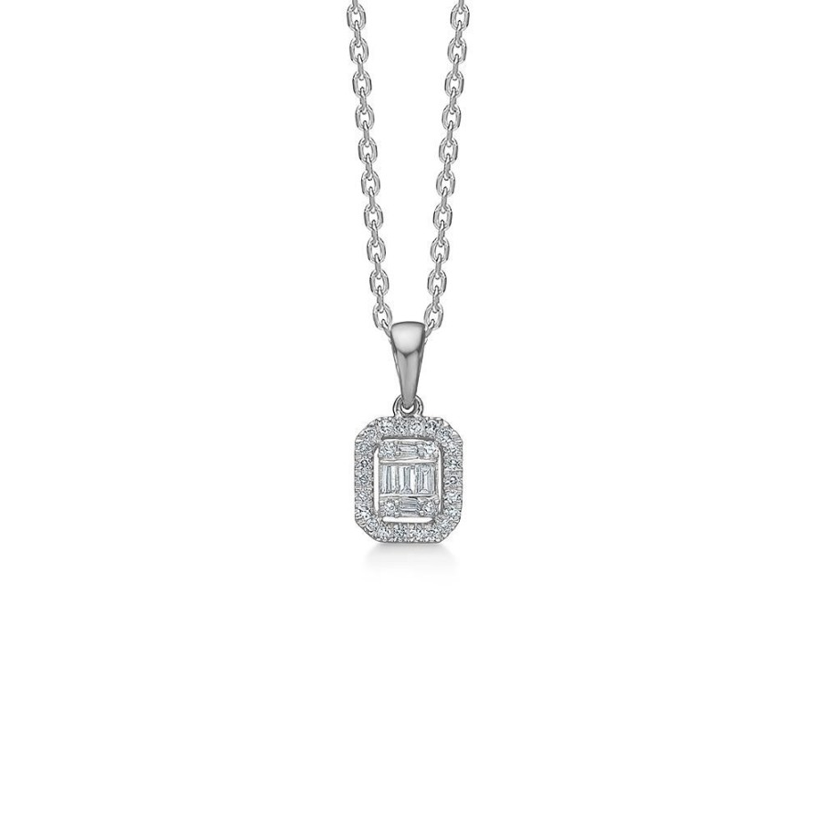 Jewellery Mads Z | Elizabeth Pendant 14 Ct. White Gold