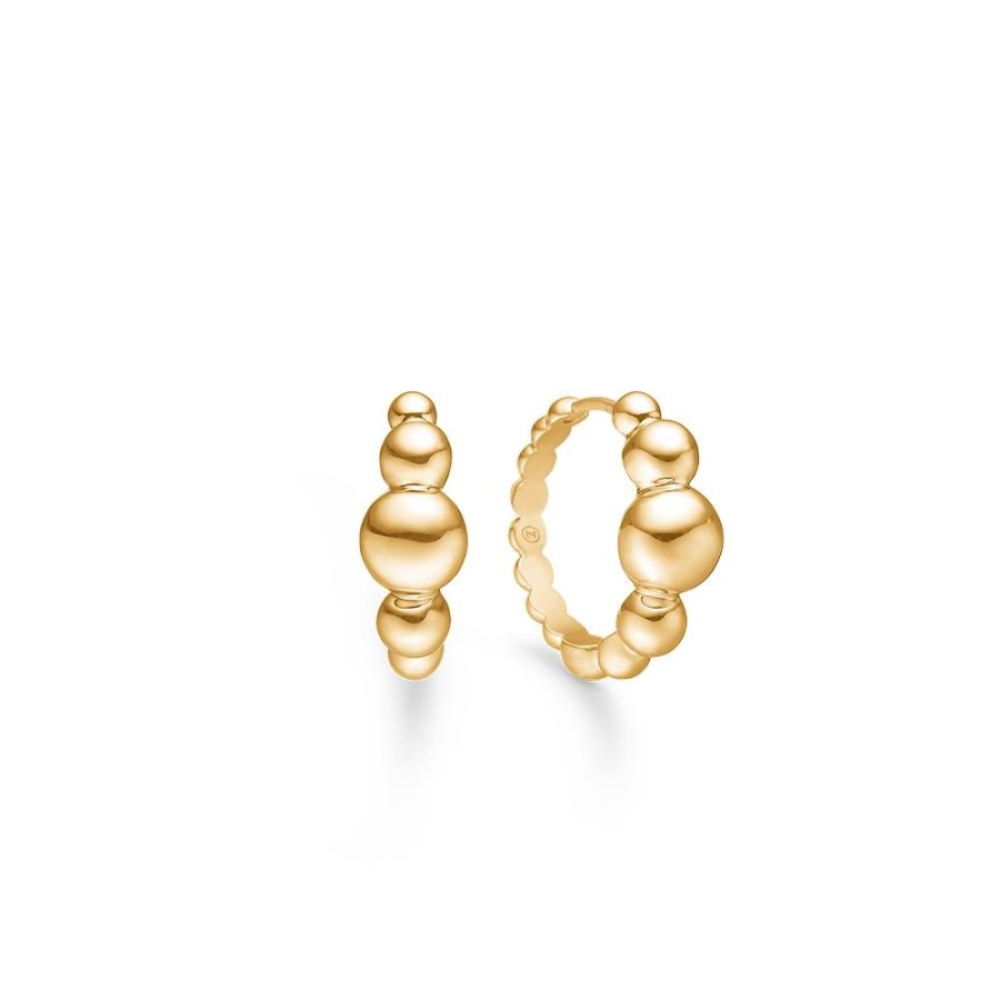 Jewellery Mads Z | Biggest Ball Earrings 14 Ct. Gold