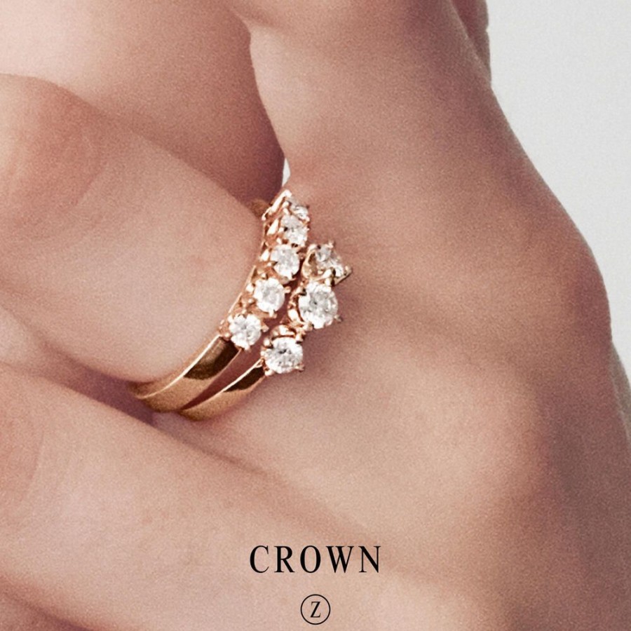 Jewellery Mads Z | Crown Trinity 14 Ct. Gold W. 0,56 Ct.