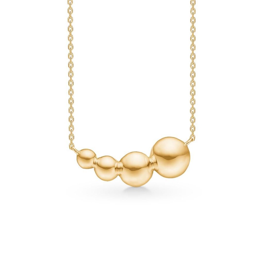 Jewellery Mads Z | Biggest Ball Necklace In 14 Ct. Gold