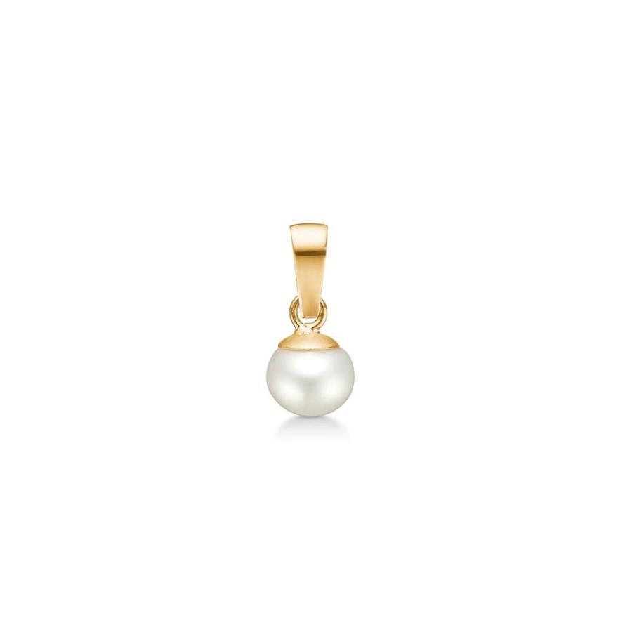 Jewellery Mads Z | 9 Kt. Gold Pendant W. Pearl