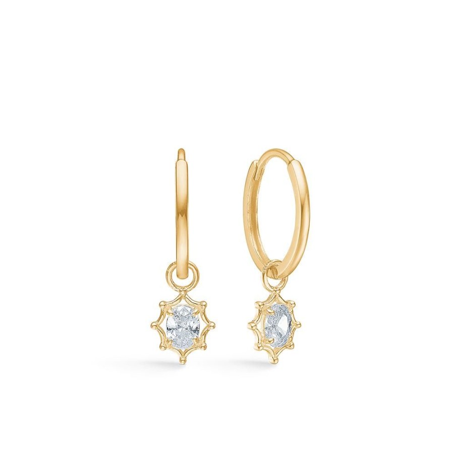 Jewellery Mads Z | Evelyn Earrings In 8 Ct. Gold