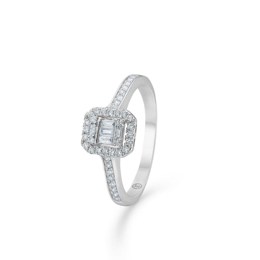 Jewellery Mads Z | Elizabeth Ring 14 Ct. White Gold