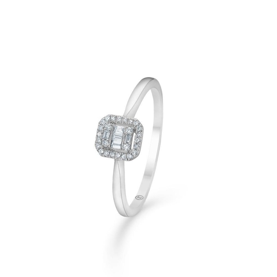 Jewellery Mads Z | Elizabeth Ring 14 Ct. White Gold