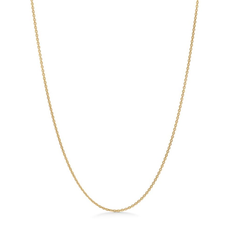 Jewellery Mads Z | 14 Kt. Gold Necklace Anchor Facet, 80 Cm