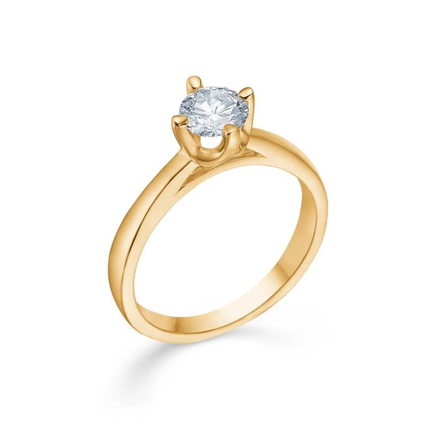 Jewellery Mads Z | Crown Ring 14 Ct. Gold W. 0,75 Ct. Diamond