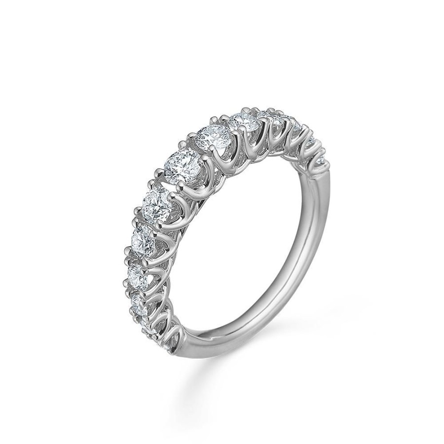 Jewellery Mads Z | Crown Princess 14 Ct. White Gold W. 1,00 Ct.