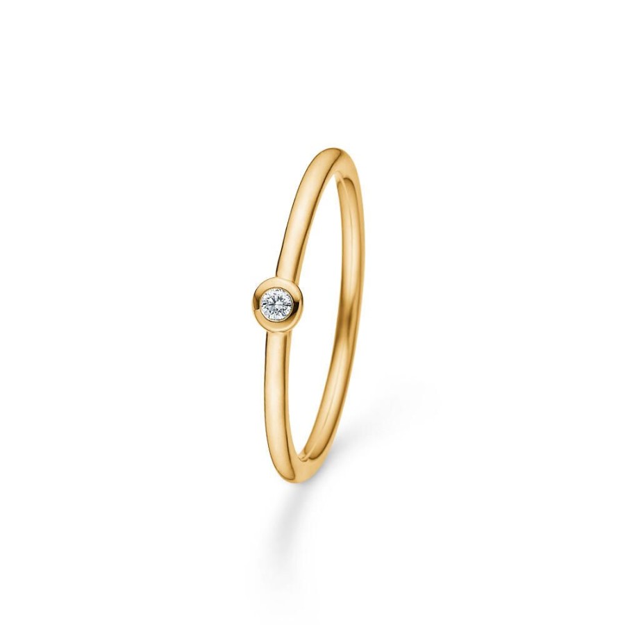 Jewellery Mads Z | Dot Ring 14 Ct. Gold