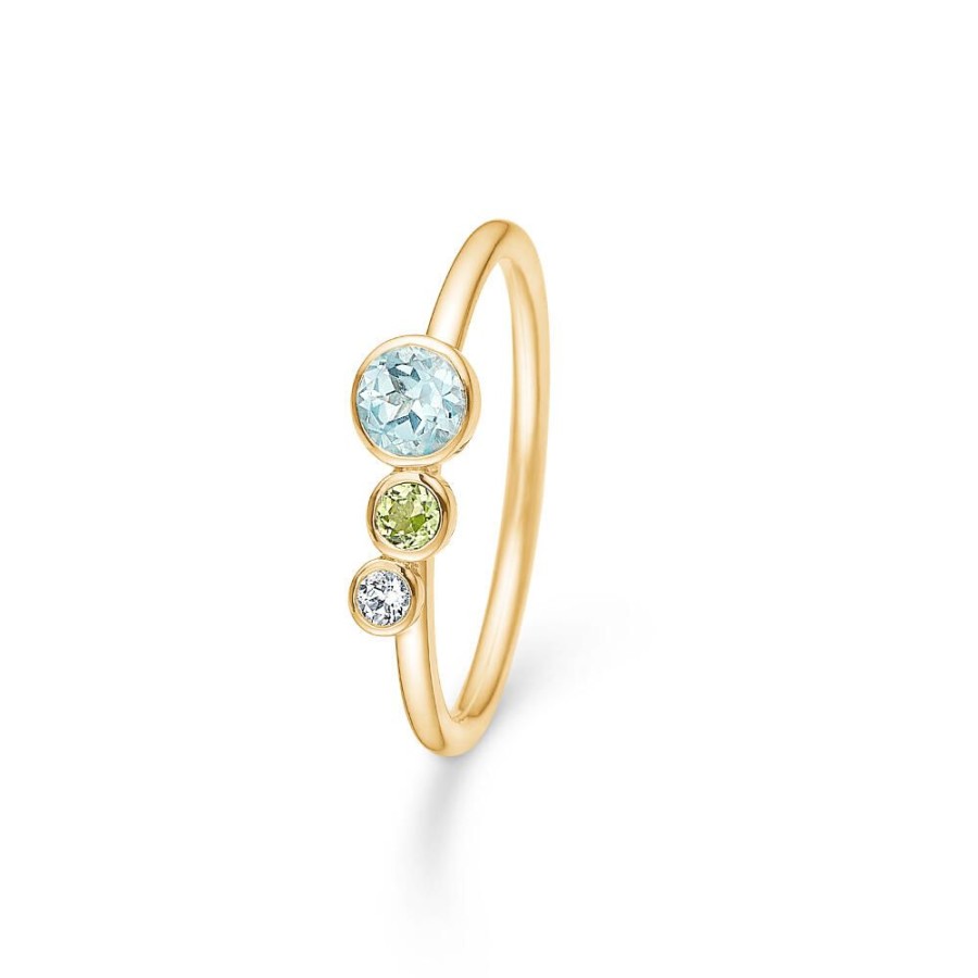 Jewellery Mads Z | Blue Sky Ring 14 Ct. Gold