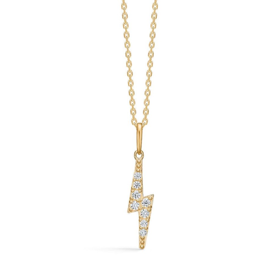 Jewellery Mads Z | Hailey Pendant 8 Ct. Gold