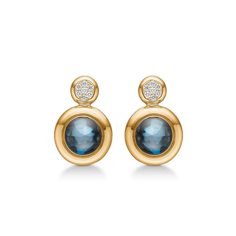 Jewellery Mads Z | London Dome Earrings 14 Ct. Gold