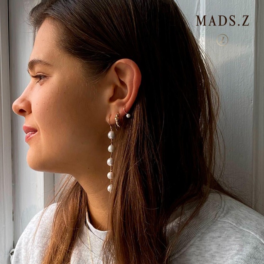 Jewellery Mads Z | Treasure Earrings 14 Ct. Gold