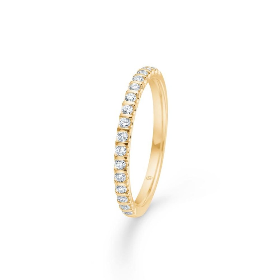 Jewellery Mads Z | Ophelia Ring In 14 Ct. Gold With Diamond