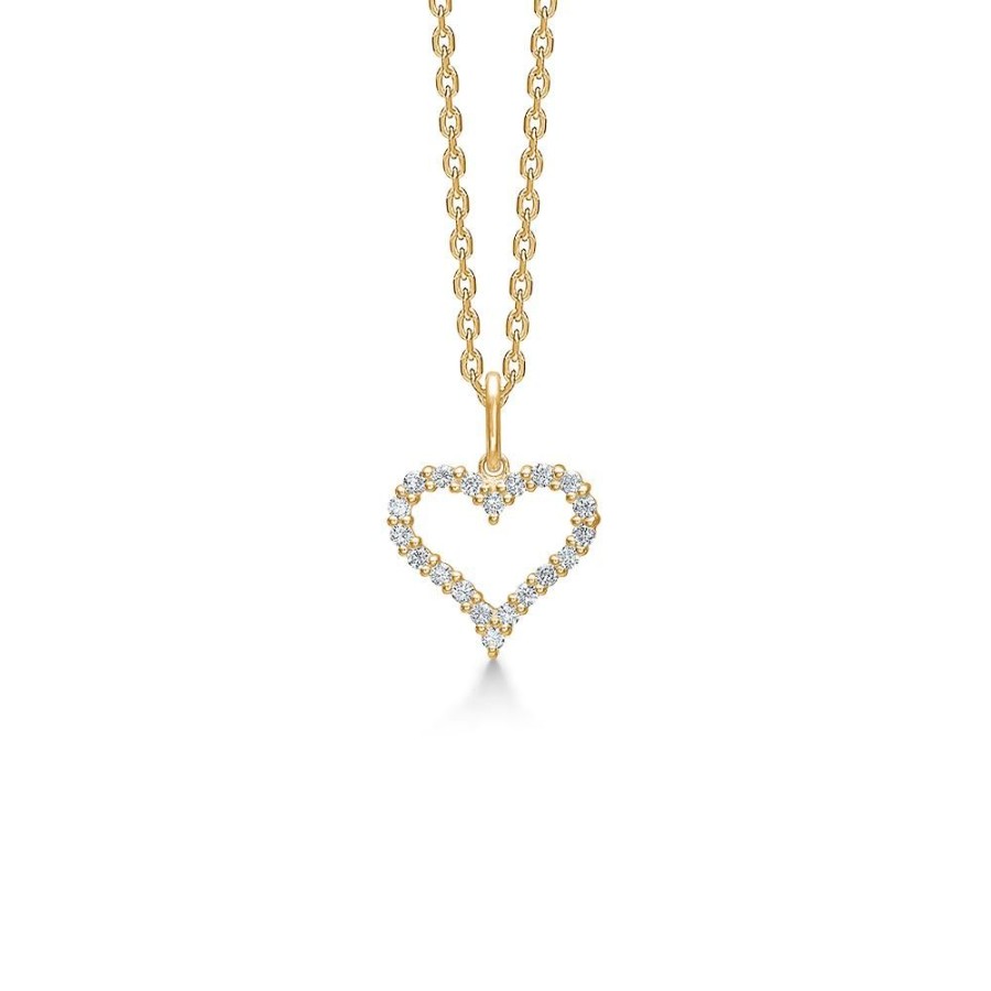 Jewellery Mads Z | Tender Heart Pendant 14 Ct. Gold