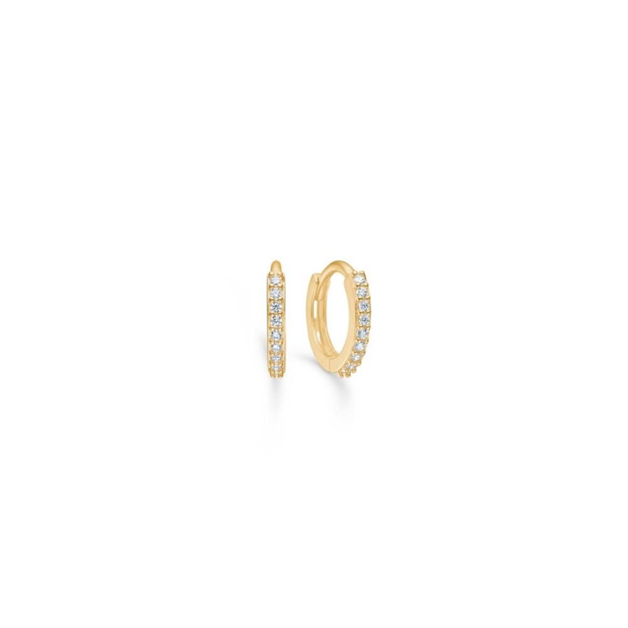 Jewellery Mads Z | Sparkle Earrings In 8 Kt. Gold