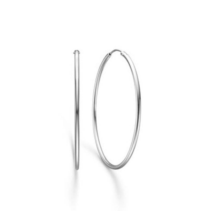 Jewellery Mads Z | Silver Hoops 40 Mm