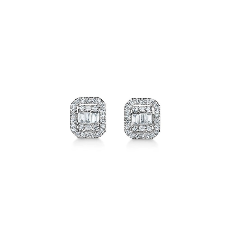 Jewellery Mads Z | Elizabeth Earrings 14 Ct. White Gold