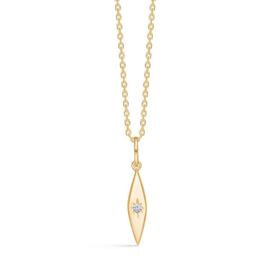 Jewellery Mads Z | Kite Pendant In 8 Ct. Gold