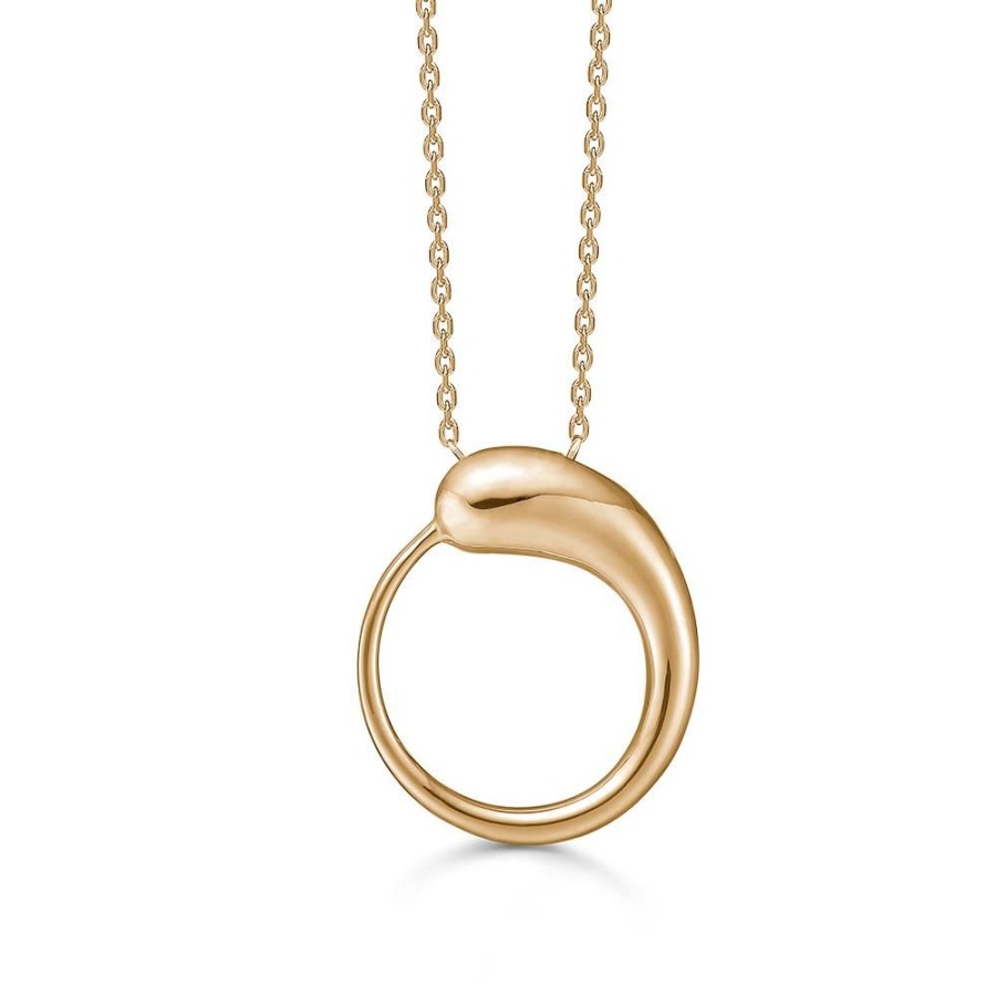 Jewellery Mads Z | Drop Pendant In 14 Ct. Gold