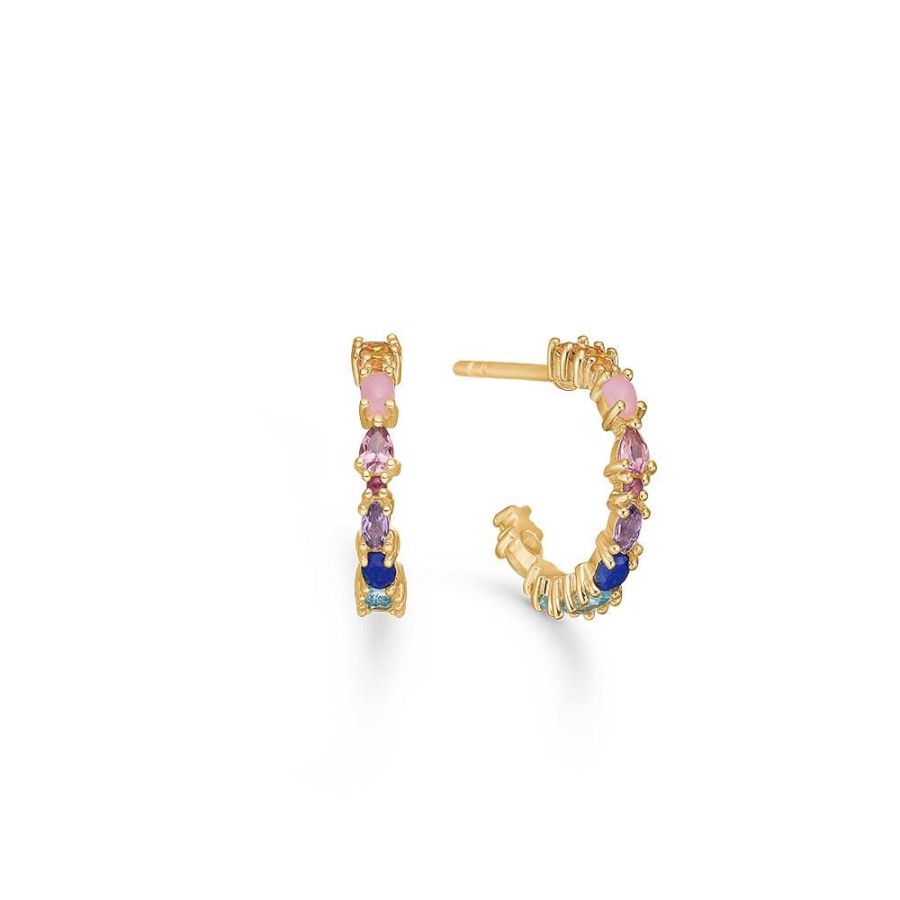 Jewellery Mads Z | Circus Earrings 14 Ct. Gold