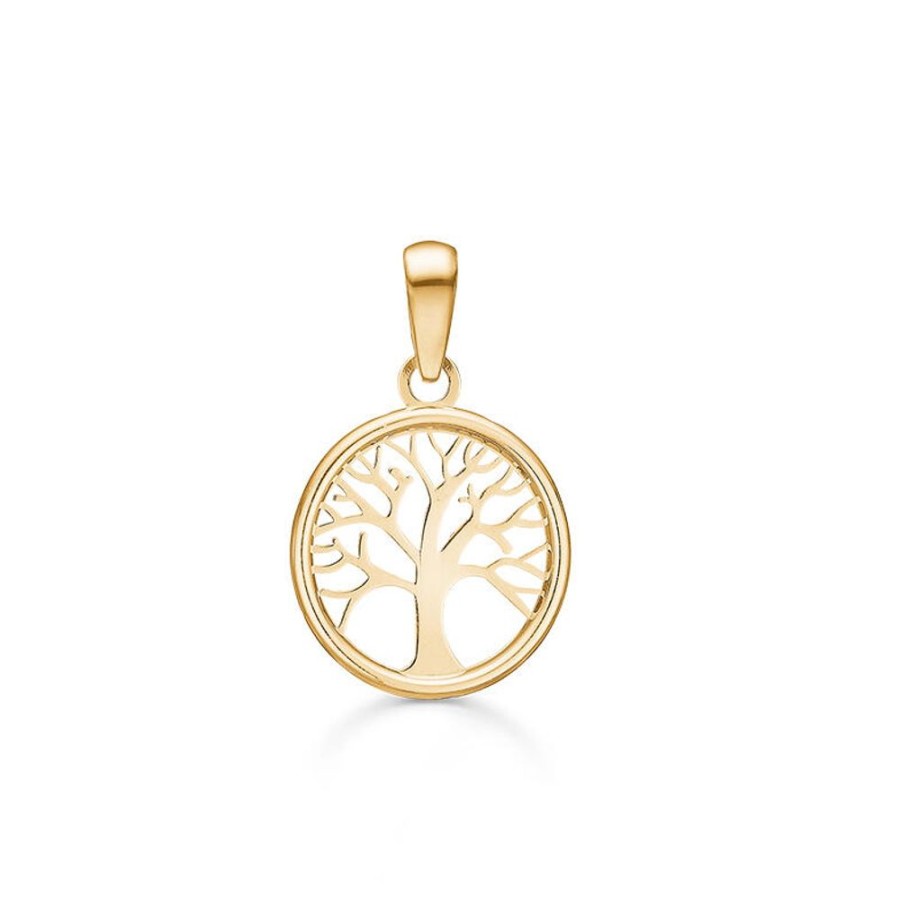 Jewellery Mads Z | 9 Kt. Gold Pendant Tree Of Life