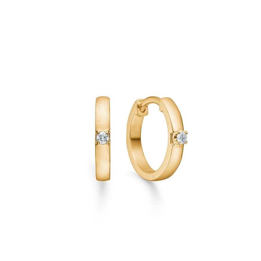 Jewellery Mads Z | Crown Alliance Earrings In 14 Ct. Gold