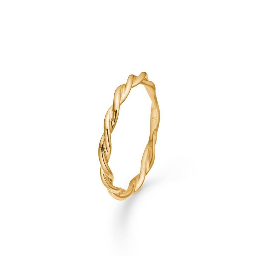 Jewellery Mads Z | Poetry Twist Ring 14 Ct. Gold