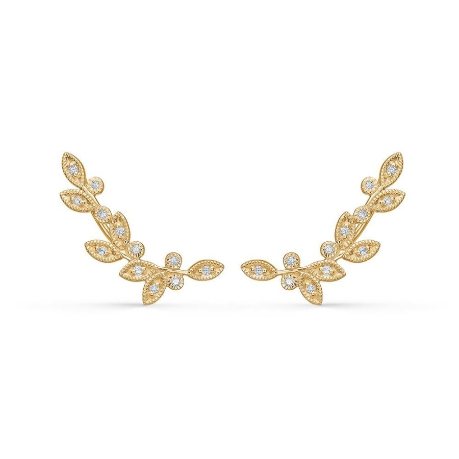 Jewellery Mads Z | Poetry Small Flower Earrings 14 Ct. Gold