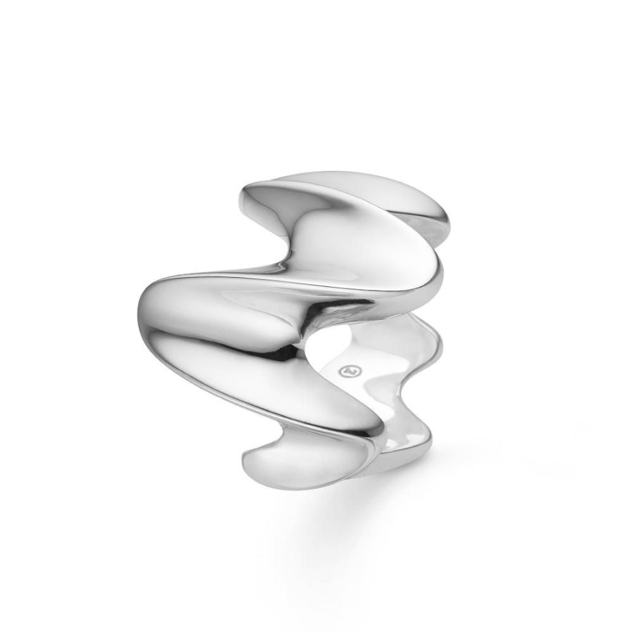 Jewellery Mads Z | Biggest Wave Silver Ring