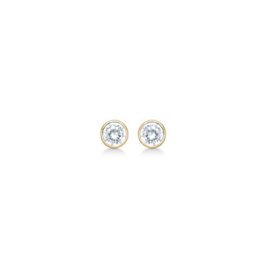 Jewellery Mads Z | 9 Kt. Gold Earrings, 4 Mm.